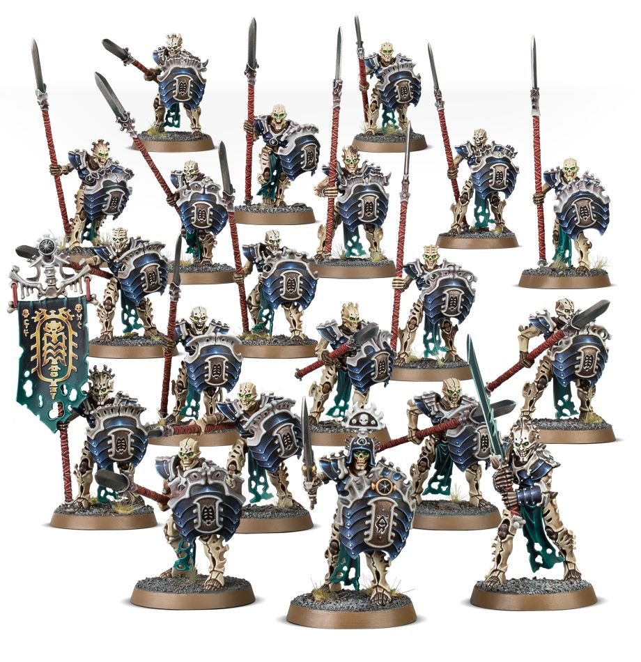 Warhammer Age of Sigmar : Ossiarch Bonereapers - Mortek Guard
